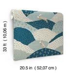 A-Street Prints Peter - Blue Wallpaper | Buy Online A-Street Prints Peter wallpaper, color Blue, SKU 4135-27300