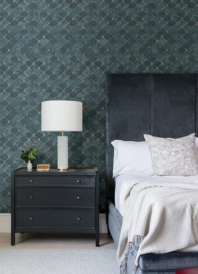 A-Street Prints Pilak - Blue Wallpaper | Buy Online A-Street Prints Pilak wallpaper, color Blue, SKU 4105-86607