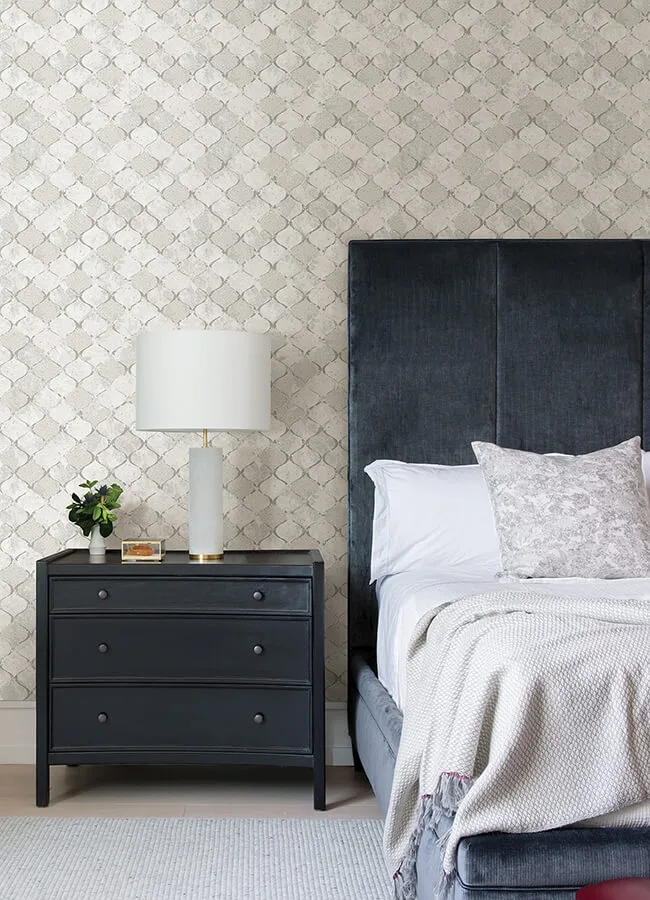 A-Street Prints Pilak - Silver Wallpaper | Buy Online A-Street Prints Pilak wallpaper, color Silver, SKU 4105-86608