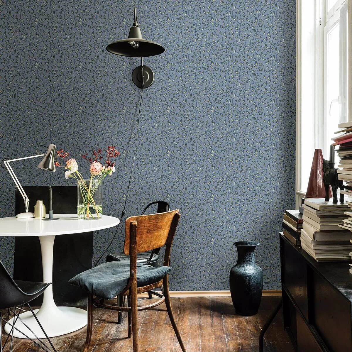 A-Street Prints Posey wallpaper, color Slate, SKU 2948-33018