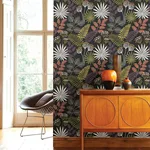 A-Street Prints Praslin - Black Wallpaper | Buy Online A-Street Prints Praslin wallpaper, color Black, SKU 4014-26447