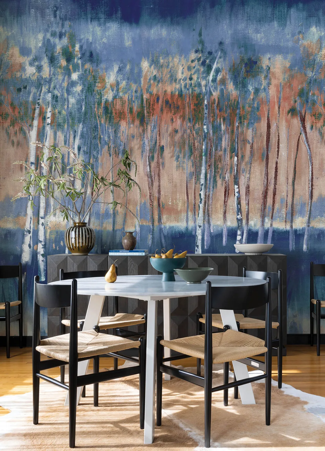A-Street Prints Primavera wallpaper, color Dark Blue, SKU 4193-7472M