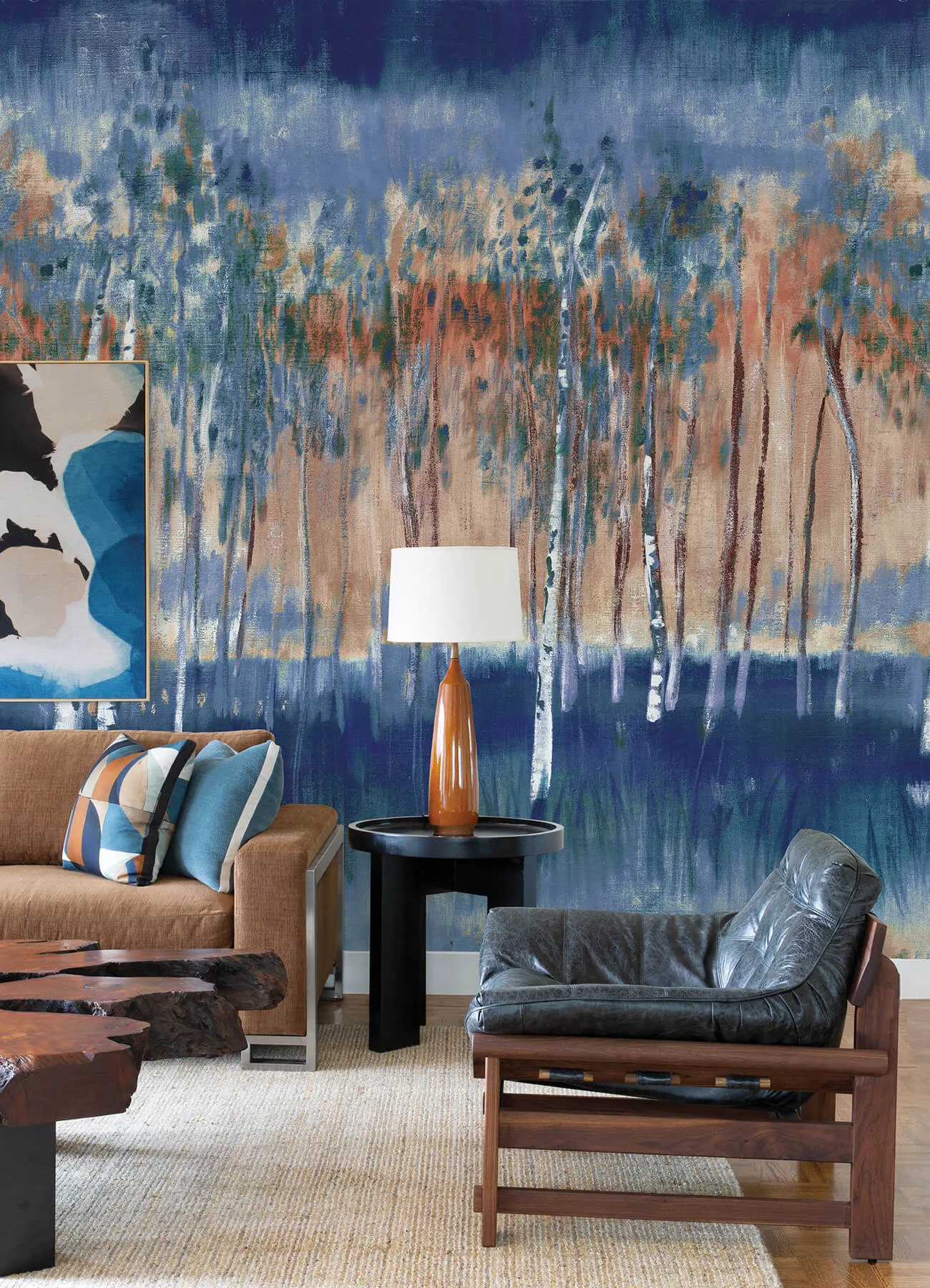 A-Street Prints Primavera - Dark Blue Wallpaper | Buy Online A-Street Prints Primavera wallpaper, color Dark Blue, SKU 4193-7472M