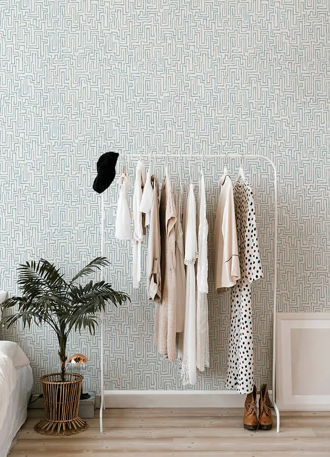 A-Street Prints Ramble wallpaper, color Blue, SKU 4121-25701