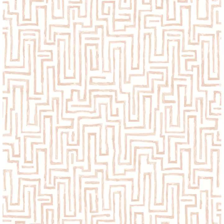 A-Street Prints Ramble wallpaper, color Blush, SKU 4121-26954