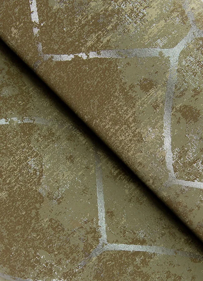 A-Street Prints Rauta - Brass Wallpaper | Buy Online A-Street Prints Rauta wallpaper, color Brass, SKU 4105-86655