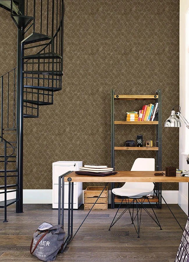 A-Street Prints Rauta - Brass Wallpaper | Buy Online A-Street Prints Rauta wallpaper, color Brass, SKU 4105-86655