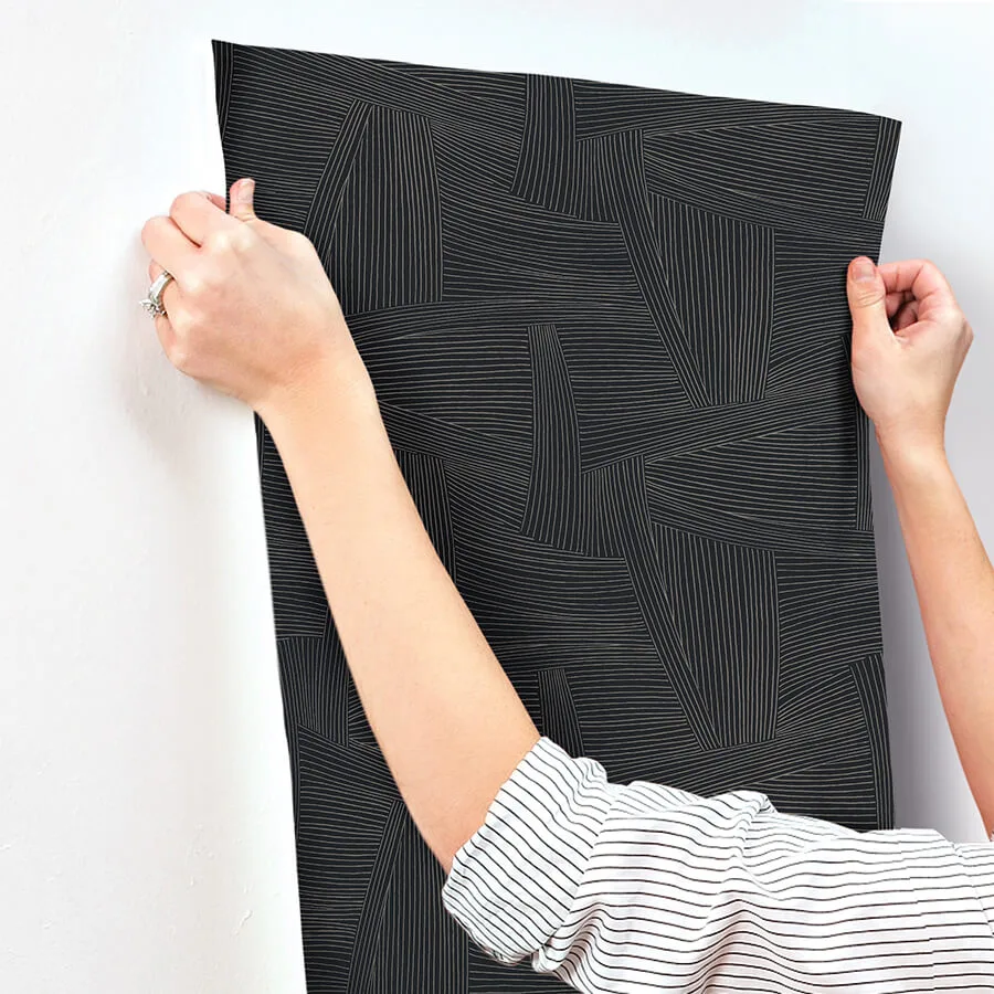 A-Street Prints Reid - Black Wallpaper | Buy Online A-Street Prints Reid wallpaper, color Black, SKU 4155-27330