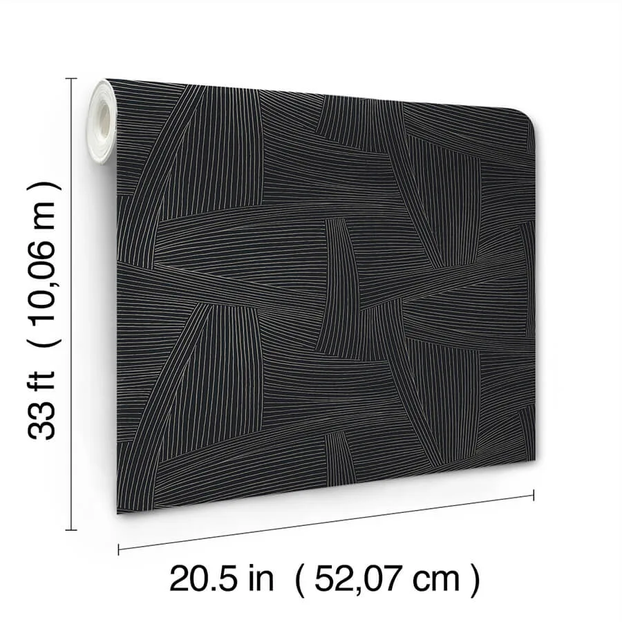 A-Street Prints Reid - Black Wallpaper | Buy Online A-Street Prints Reid wallpaper, color Black, SKU 4155-27330