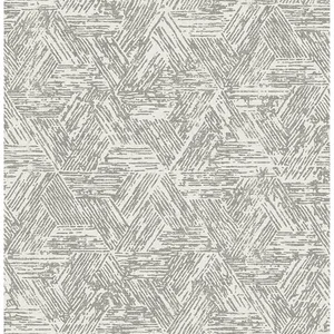 A-Street Prints Retreat wallpaper, color Charcoal, SKU 4122-27031