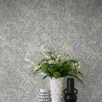 A-Street Prints Retreat wallpaper, color Charcoal, SKU 4122-27031