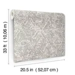 A-Street Prints Retreat wallpaper, color Charcoal, SKU 4122-27031
