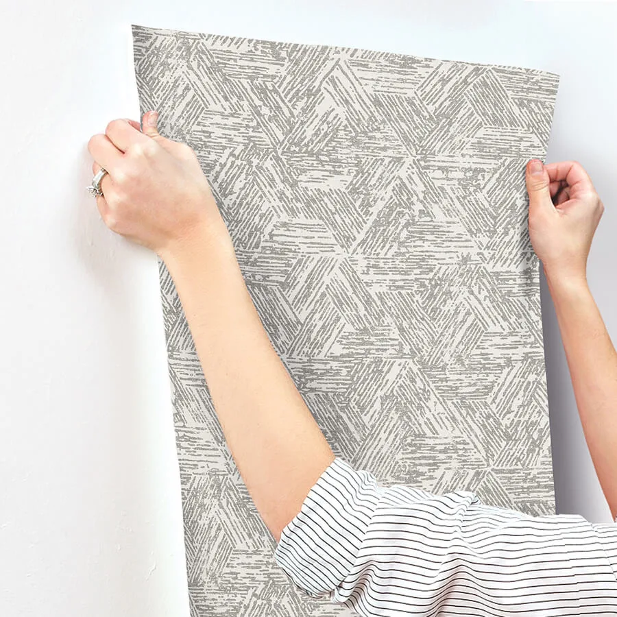 A-Street Prints Retreat wallpaper, color Charcoal, SKU 4122-27031
