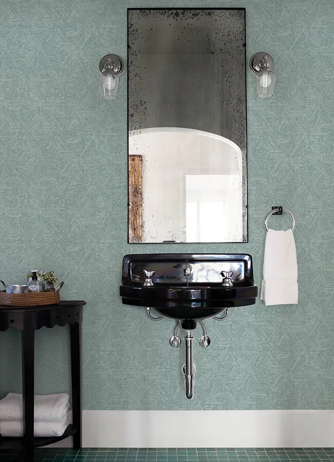 A-Street Prints Retreat wallpaper, color Denim, SKU 4122-27036