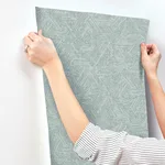 A-Street Prints Retreat wallpaper, color Denim, SKU 4122-27036