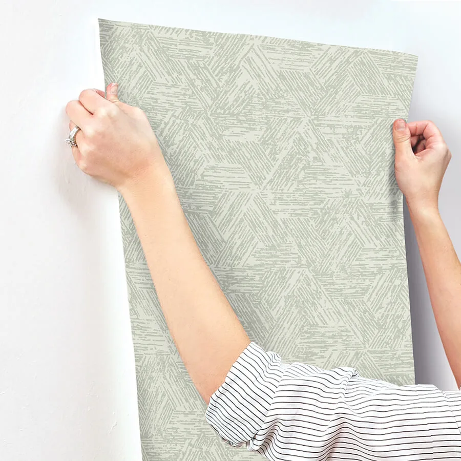 A-Street Prints Retreat wallpaper, color Sea Green, SKU 4122-27035