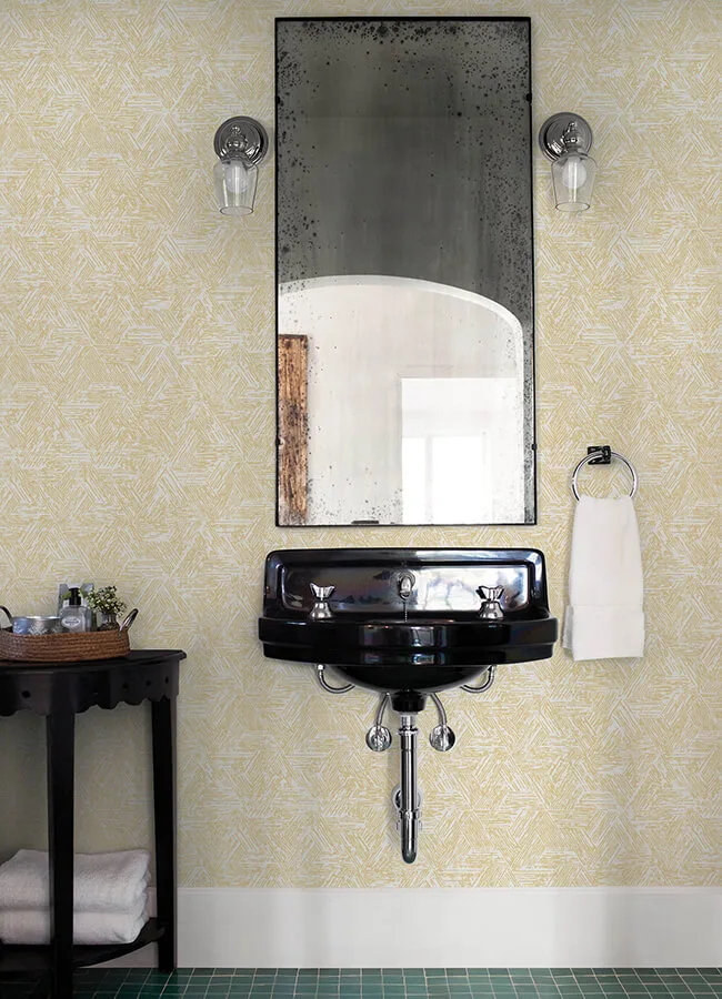 A-Street Prints Retreat - Yellow Wallpaper | Buy Online A-Street Prints Retreat wallpaper, color Yellow, SKU 4122-27032