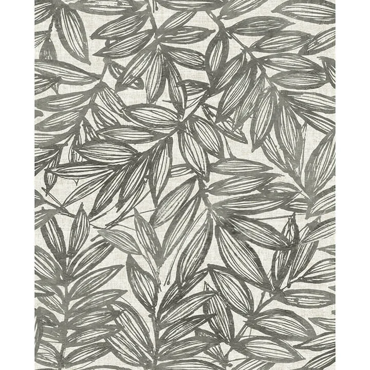 A-Street Prints Rhythmic wallpaper, color Charcoal, SKU 4146-27229