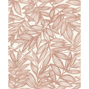 A-Street Prints Rhythmic wallpaper, color Coral, SKU 4146-27232
