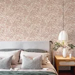 A-Street Prints Rhythmic wallpaper, color Coral, SKU 4146-27232