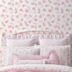 A-Street Prints Ribbon Rosa - Chateau Rose Wallpaper | Buy Online A-Street Prints Ribbon Rosa wallpaper, color Chateau Rose, SKU AST6084