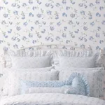 A-Street Prints Ribbon Rosa wallpaper, color French Blue, SKU AST6085