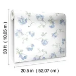A-Street Prints Ribbon Rosa wallpaper, color French Blue, SKU AST6085