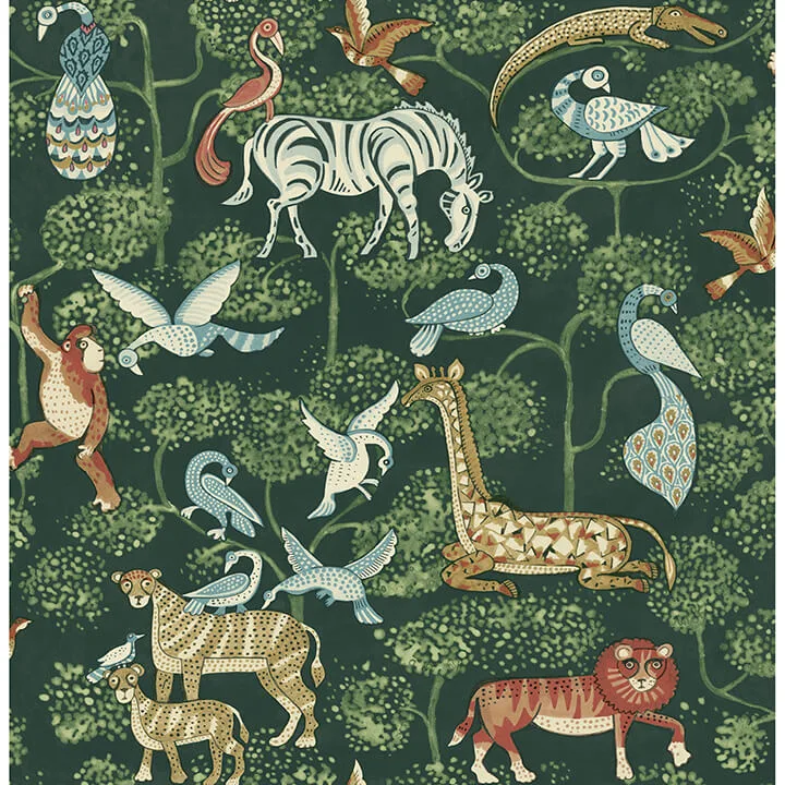A-Street Prints Rigby wallpaper, color Green, SKU 4135-27286