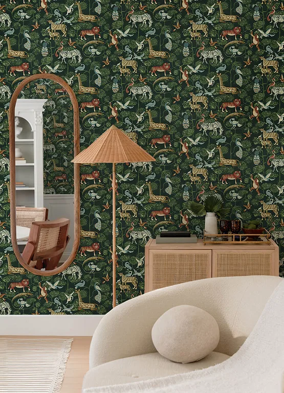 A-Street Prints Rigby wallpaper, color Green, SKU 4135-27286
