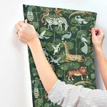 A-Street Prints Rigby - Green Wallpaper | Buy Online A-Street Prints Rigby wallpaper, color Green, SKU 4135-27286
