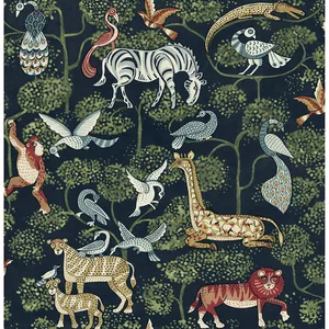 A-Street Prints Rigby wallpaper, color Navy, SKU 4135-27285