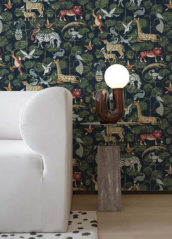 A-Street Prints Rigby wallpaper, color Navy, SKU 4135-27285