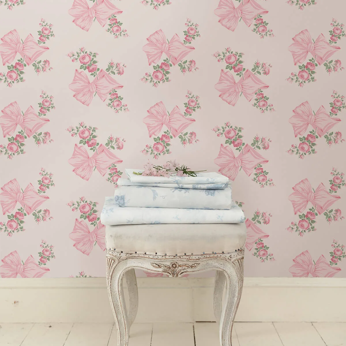 A-Street Prints Rosa Beaux - Pink Mint Wallpaper | Buy Online A-Street Prints Rosa Beaux wallpaper, color Pink Mint, SKU AST4169