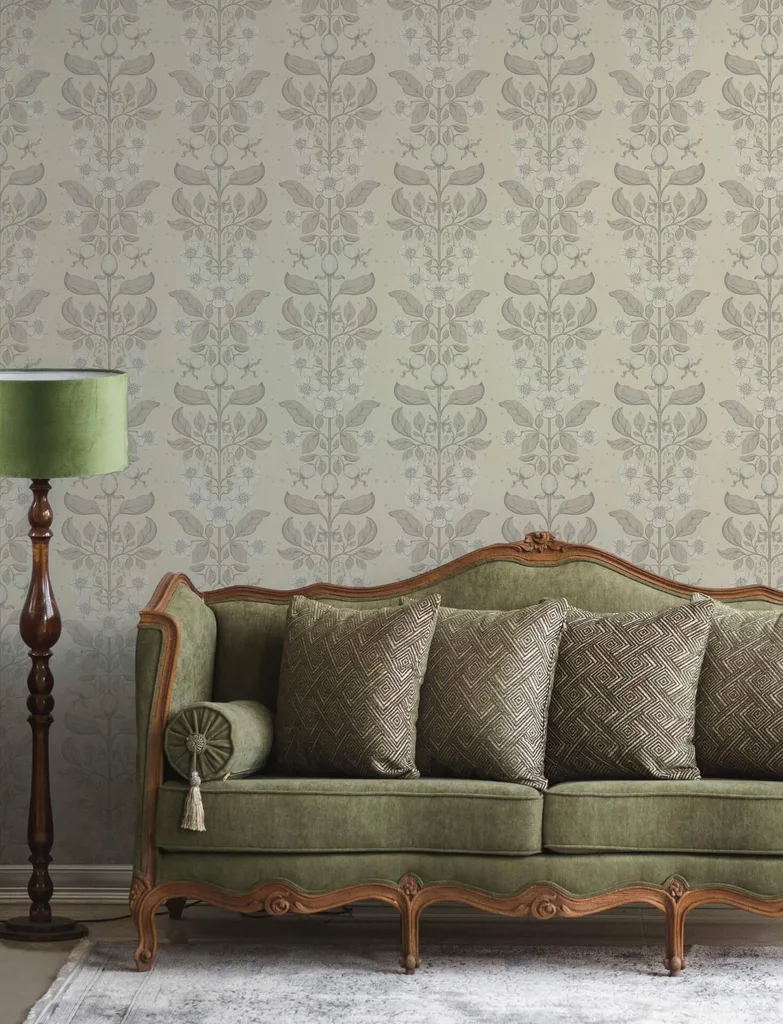 A-Street Prints Rosa wallpaper, color Cream, SKU 4201-48009