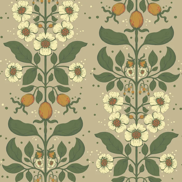 A-Street Prints Rosa wallpaper, color Light Brown, SKU 4201-48012