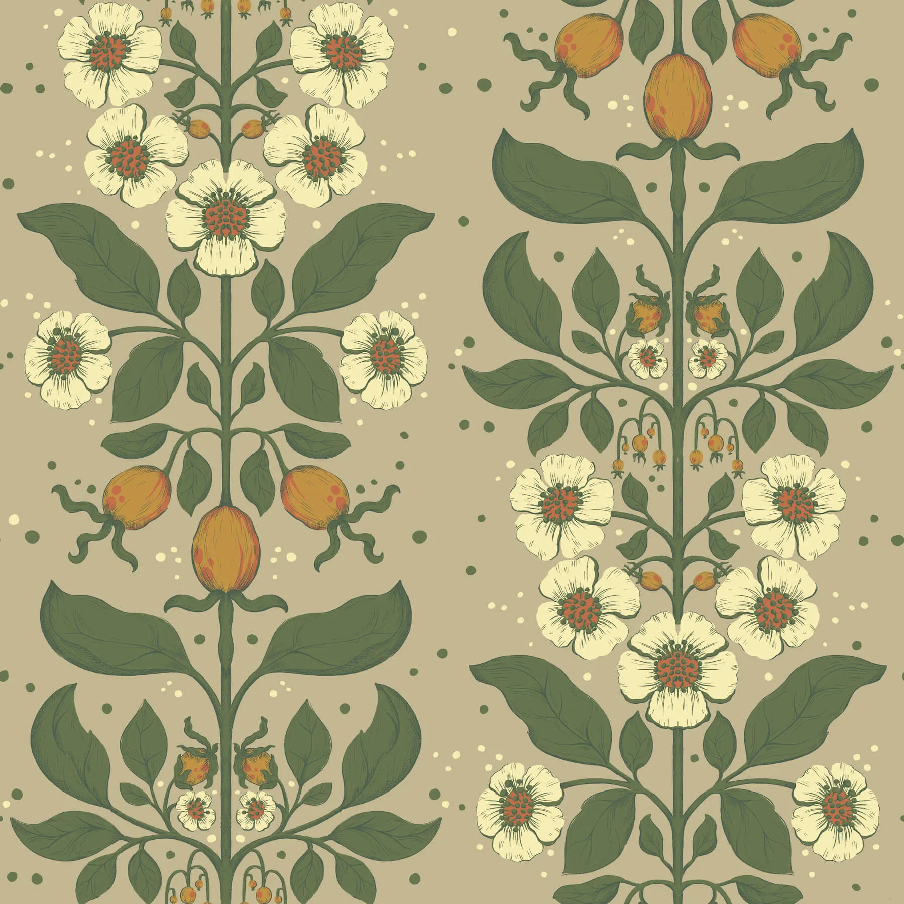 A-Street Prints Rosa wallpaper, color Light Brown, SKU 4201-48012