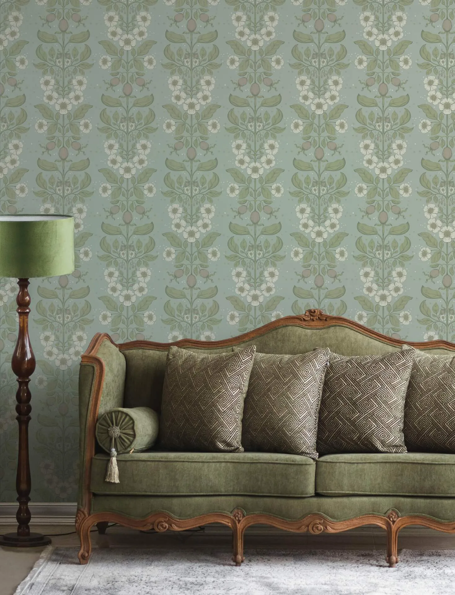 A-Street Prints Rosa wallpaper, color Sky Blue, SKU 4201-48011