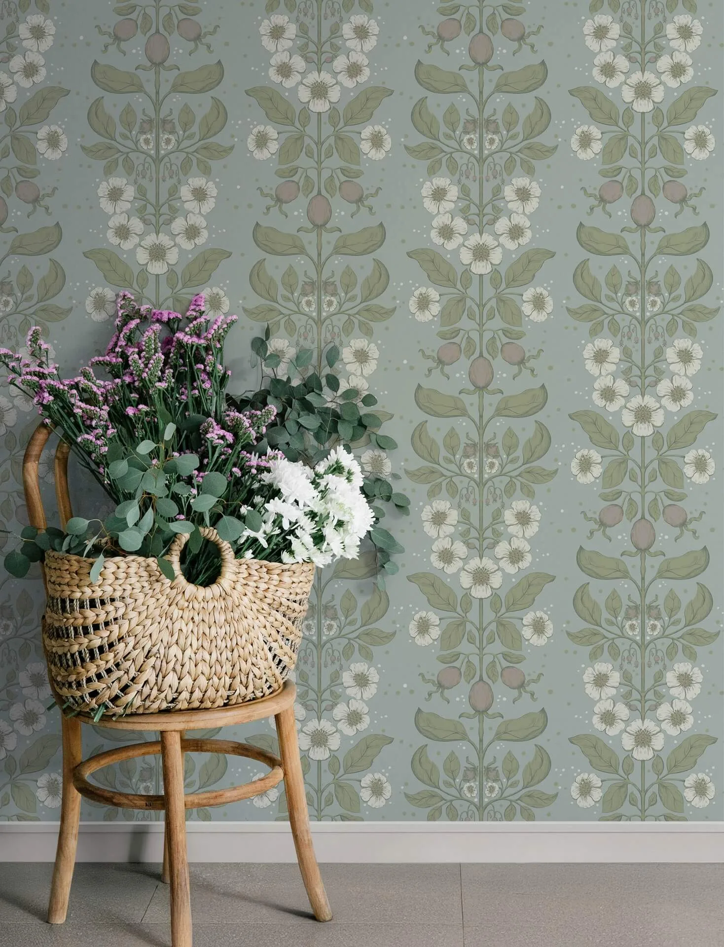 A-Street Prints Rosa - Sky Blue Wallpaper | Buy Online A-Street Prints Rosa wallpaper, color Sky Blue, SKU 4201-48011