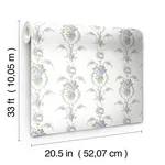 A-Street Prints Rose Cheeks - Blye Elysees Wallpaper | Buy Online A-Street Prints Rose Cheeks wallpaper, color Blye Elysees, SKU AST6089