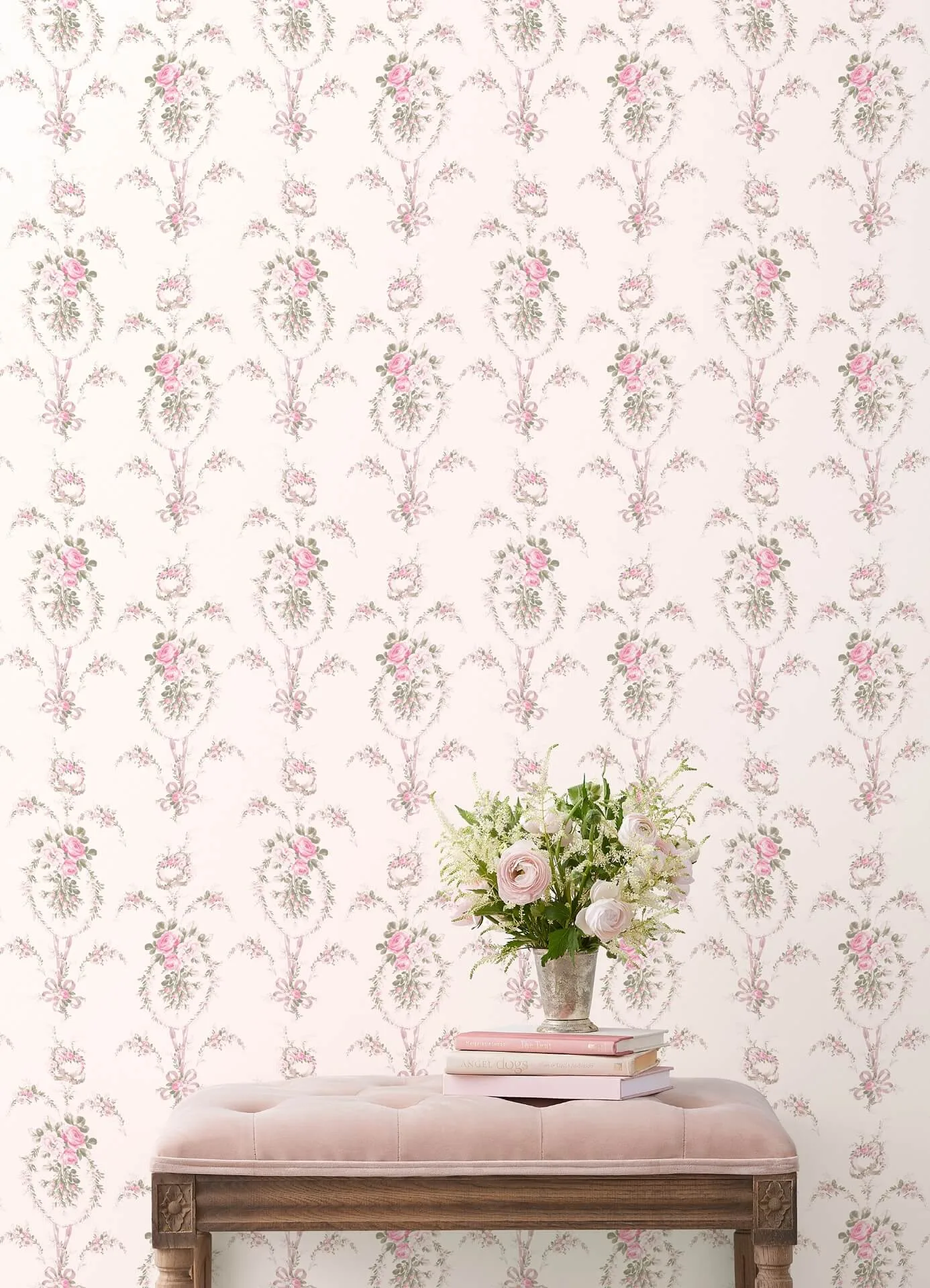 A-Street Prints Rose Cheeks - Party Pink Wallpaper | Buy Online A-Street Prints Rose Cheeks wallpaper, color Party Pink, SKU AST6088