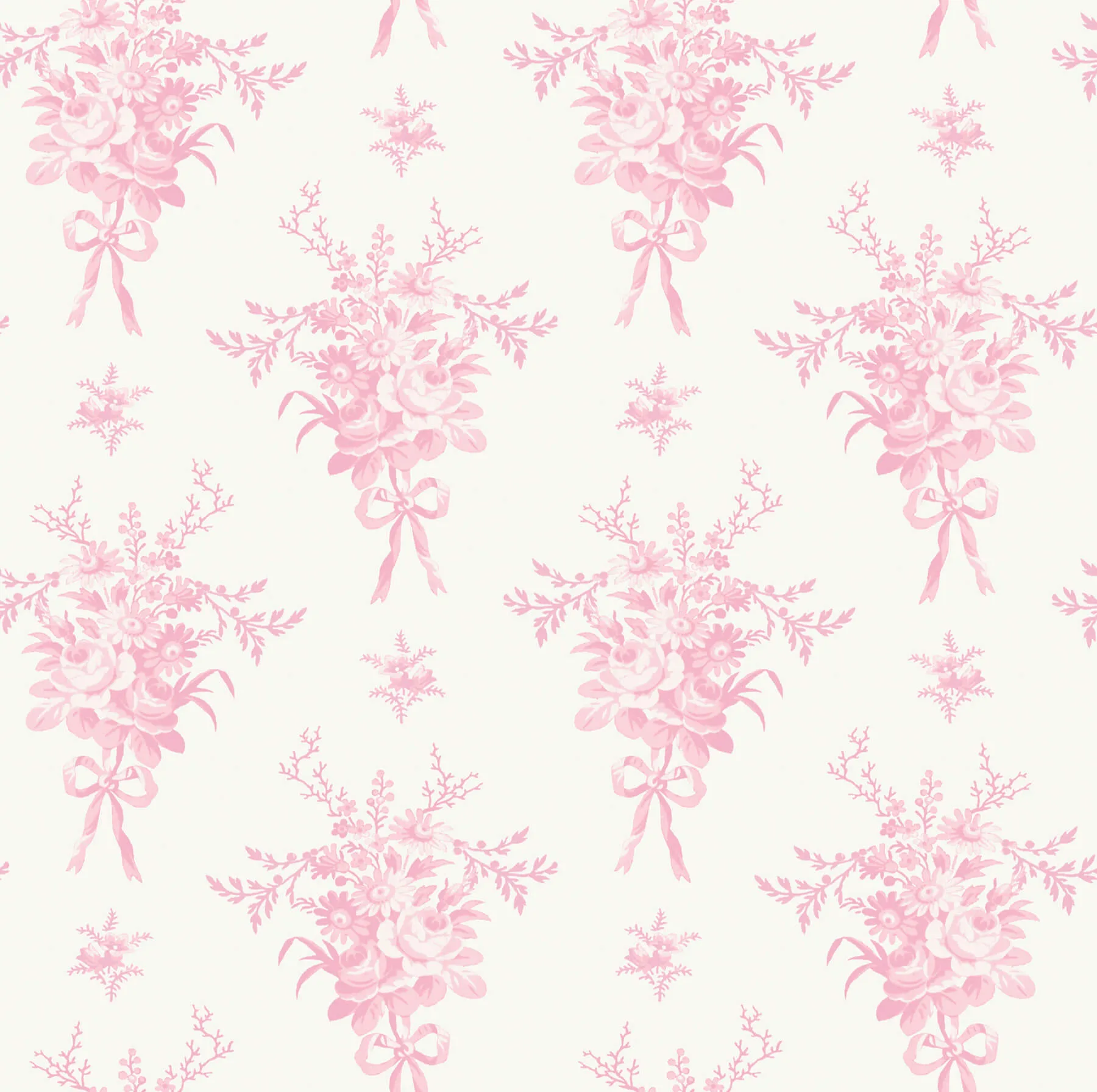 A-Street Prints Rosie Arrangements wallpaper, color Kiss Pink, SKU AST4652