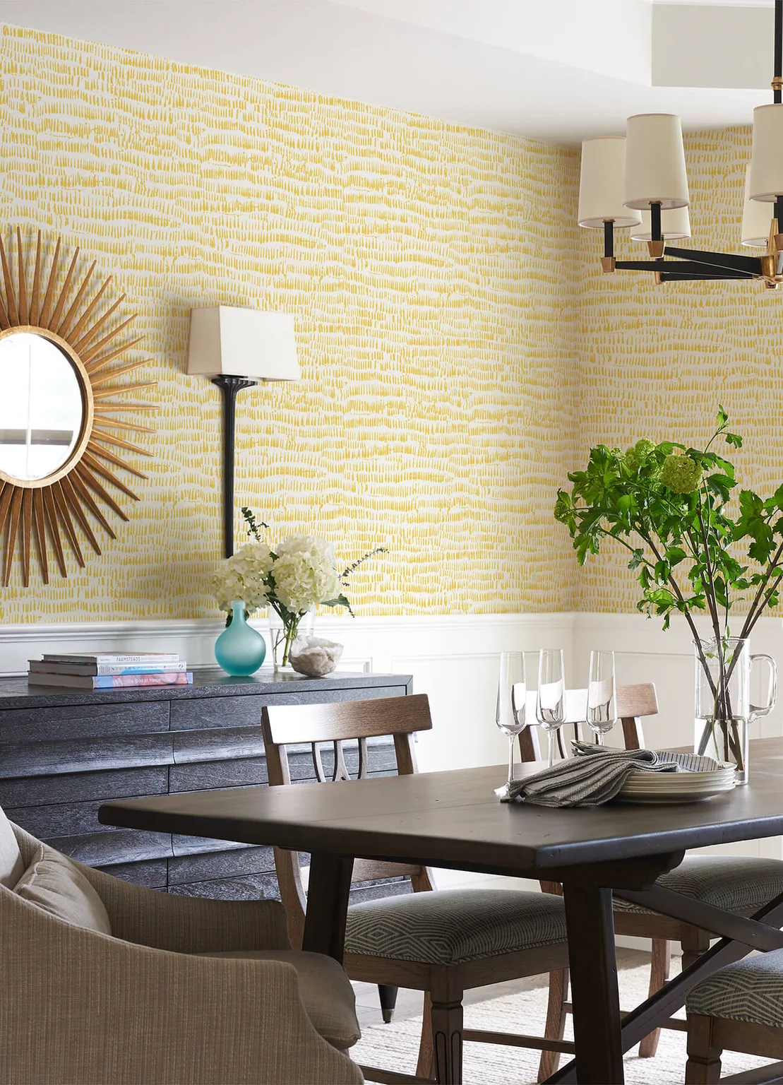 A-Street Prints Runes wallpaper, color Yellow, SKU 4081-26360