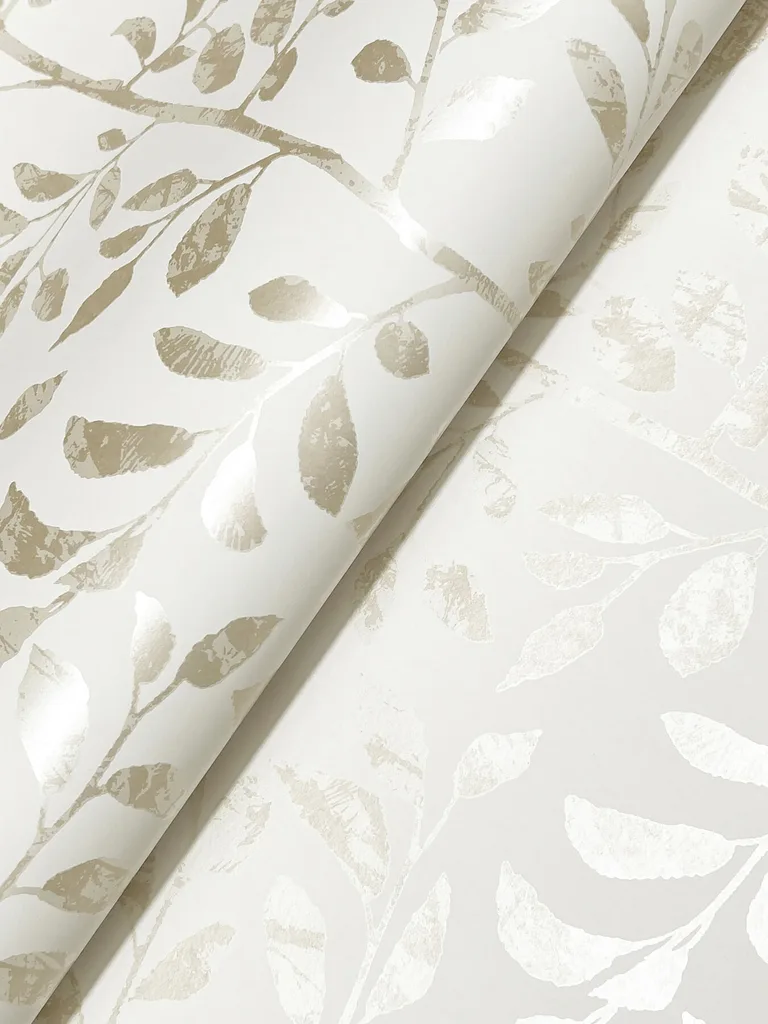 A-Street Prints Sagecrest wallpaper, color Platinum, SKU 4177-83308