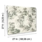 A-Street Prints Sainsbury wallpaper, color Sage, SKU 4173-82104
