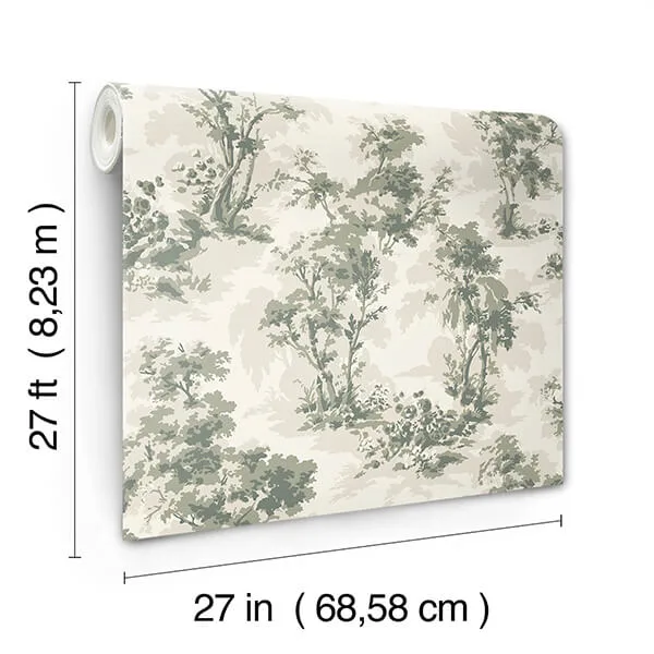 A-Street Prints Sainsbury wallpaper, color Sage, SKU 4173-82104