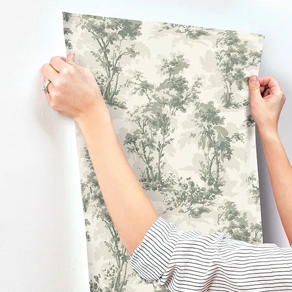 A-Street Prints Sainsbury wallpaper, color Sage, SKU 4173-82104