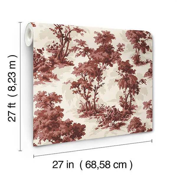 A-Street Prints Sainsbury - Ruby Wallpaper | Buy Online A-Street Prints Sainsbury wallpaper, color Ruby, SKU 4173-82106