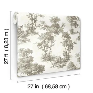 A-Street Prints Sainsbury wallpaper, color Slate, SKU 4173-82107