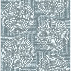 A-Street Prints Salma wallpaper, color Denim, SKU 4141-27123
