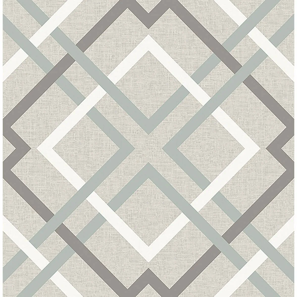 A-Street Prints Saltire Emile wallpaper, color Taupe, SKU 2901-22649